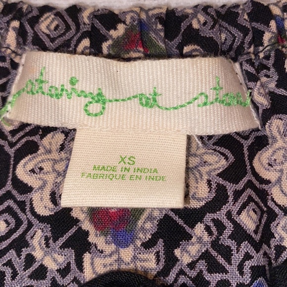 Staring at stars women’s cold shoulder black and pink floral dress size XS - Picture 3 of 9